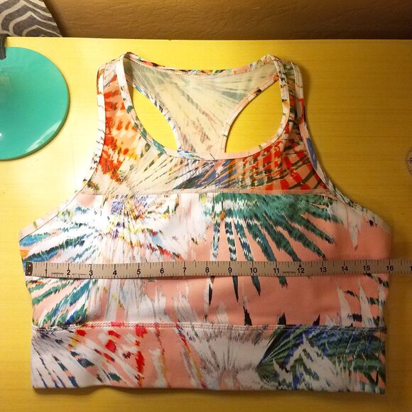 Fabletics Tropical Print Sports Bra - Picture 2 of 9